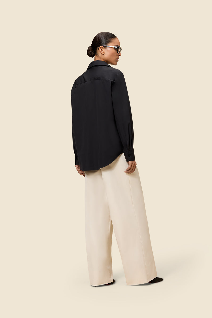 MULTI-LAYERED POPLIN SHIRT