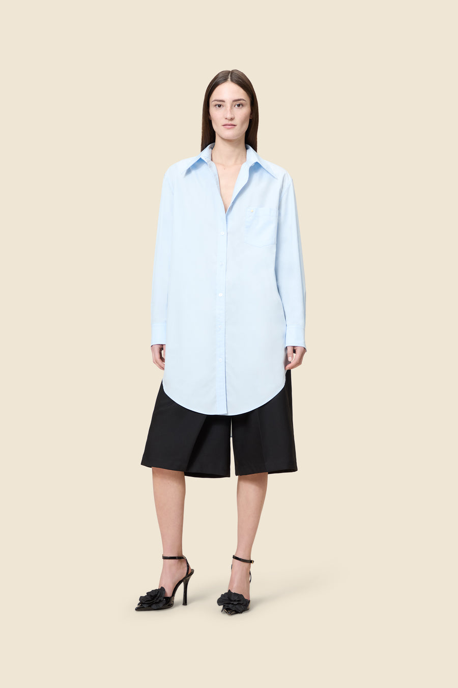 OVERSIZED POPLIN SHIRT