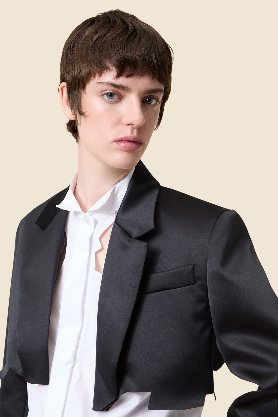 SATIJNEN CROPPED BLAZER