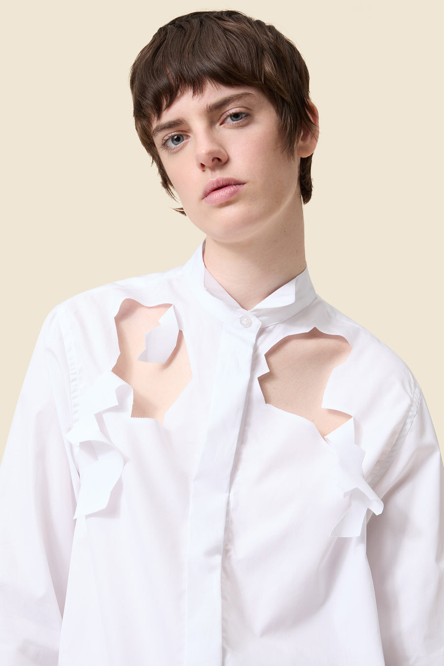 TUXEDO POPLIN SHIRT