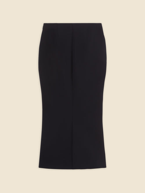 MIDI CREPE PENCIL SKIRT