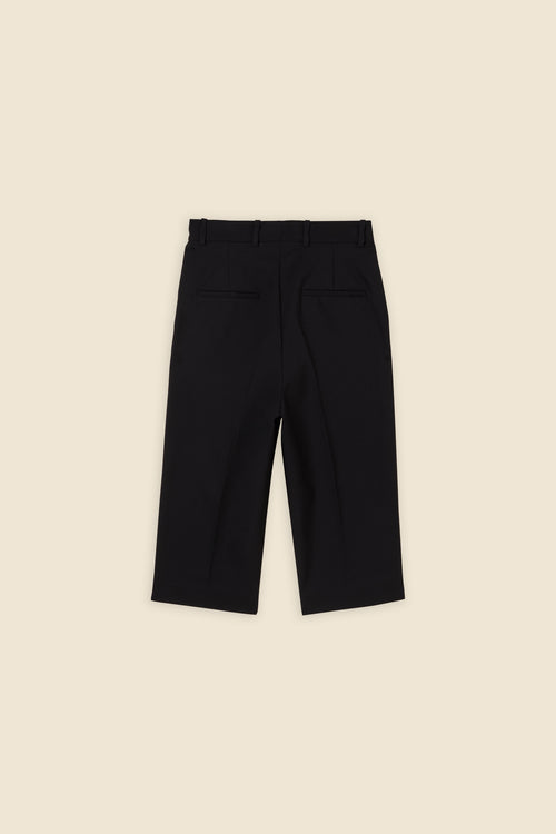 CIGARETTE WOOL CAPRI TROUSERS