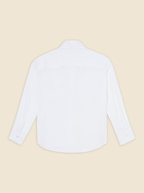 MULTI-LAYERED POPLIN SHIRT