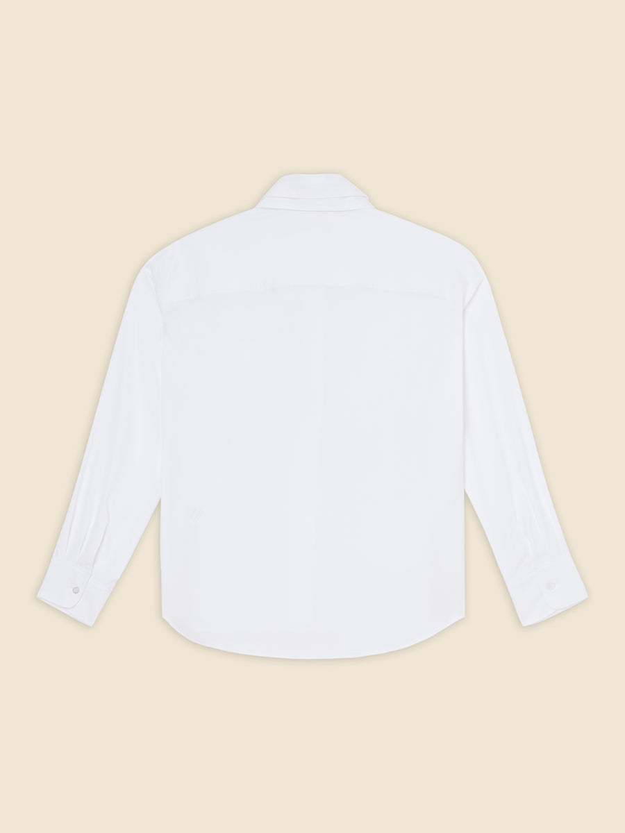 MULTI-LAYERED POPLIN SHIRT