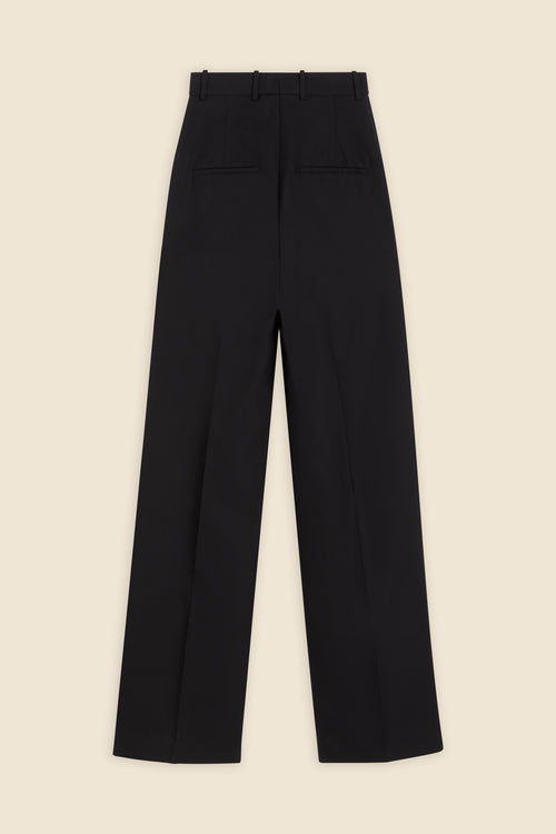 SUPER HIGH WAISTED WOOL TROUSERS