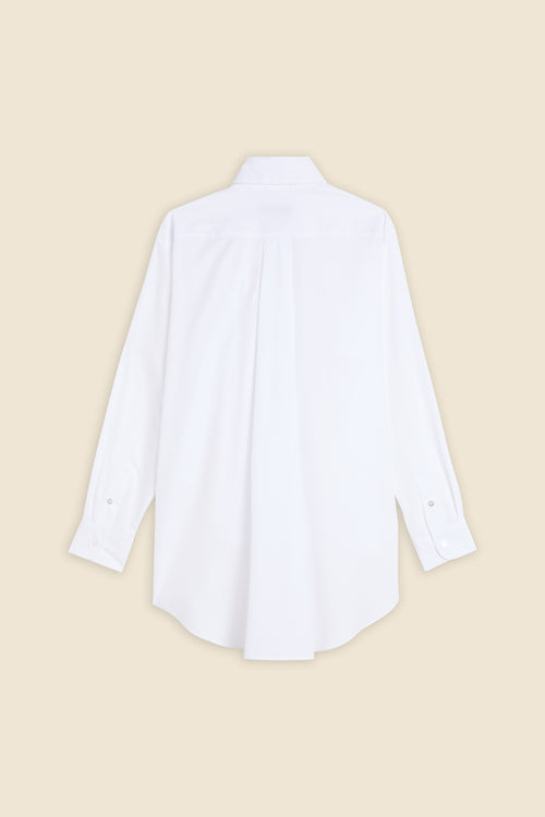 KNOTTED POPLIN SHIRT