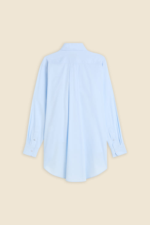 KNOTTED POPLIN SHIRT