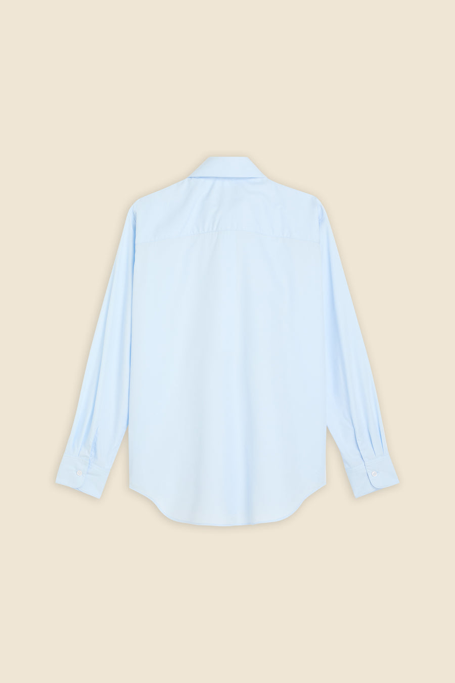 GELAAGDE POPELINE BLOUSE