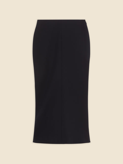 MIDI CREPE PENCIL SKIRT