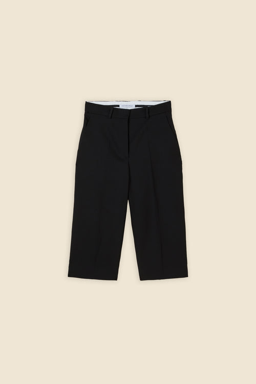 CIGARETTE WOOL CAPRI TROUSERS