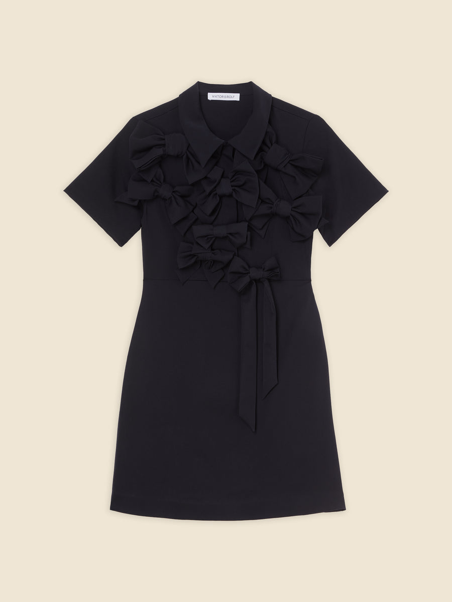 BOW BOUQUET POLO DRESS