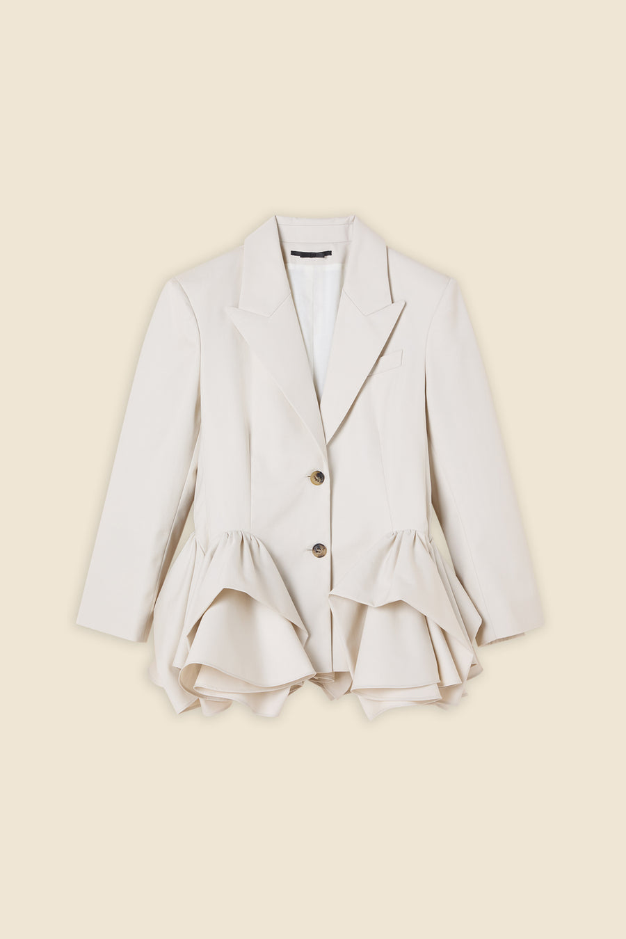 TUCK UP BLAZER VAN GABARDINE