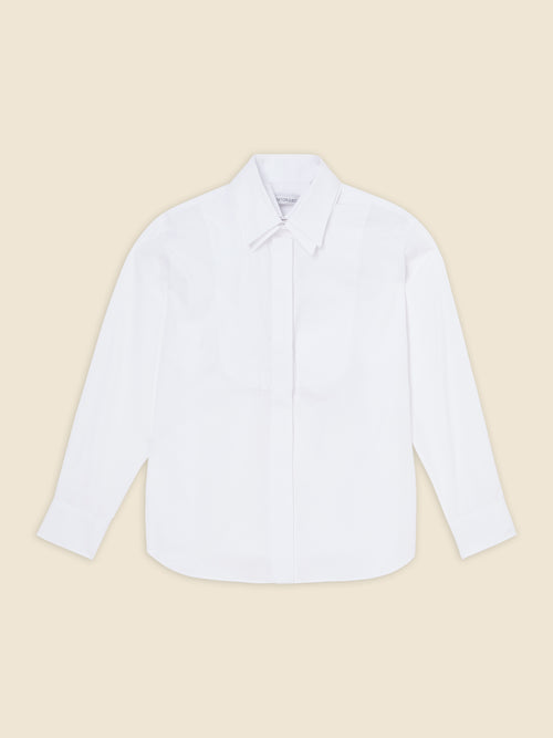 MULTI-LAYERED POPLIN SHIRT