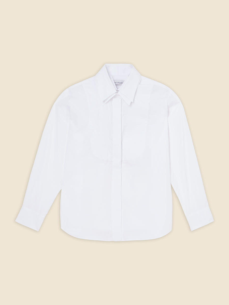 MULTI-LAYERED POPLIN SHIRT