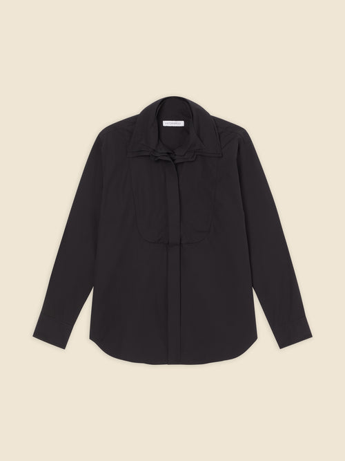 MULTI-LAYERED POPLIN SHIRT