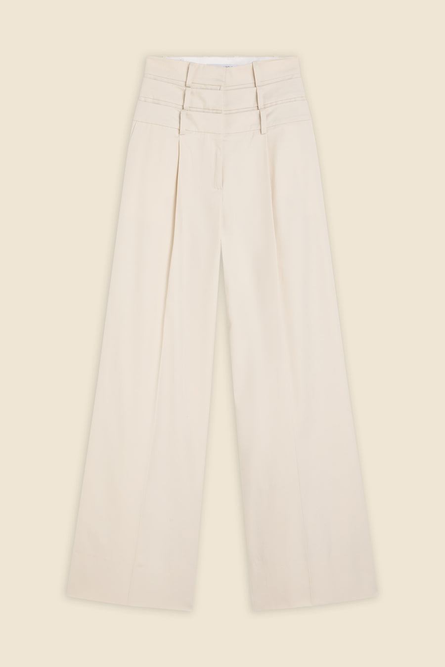 MEERLAAGSE GABARDINE PANTALON